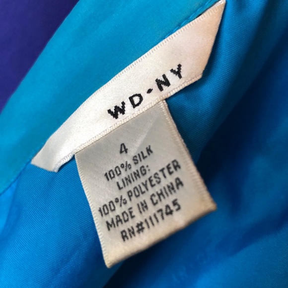 WD-NY silk skirt. Size 4 fixer upper. - Picture 12 of 13